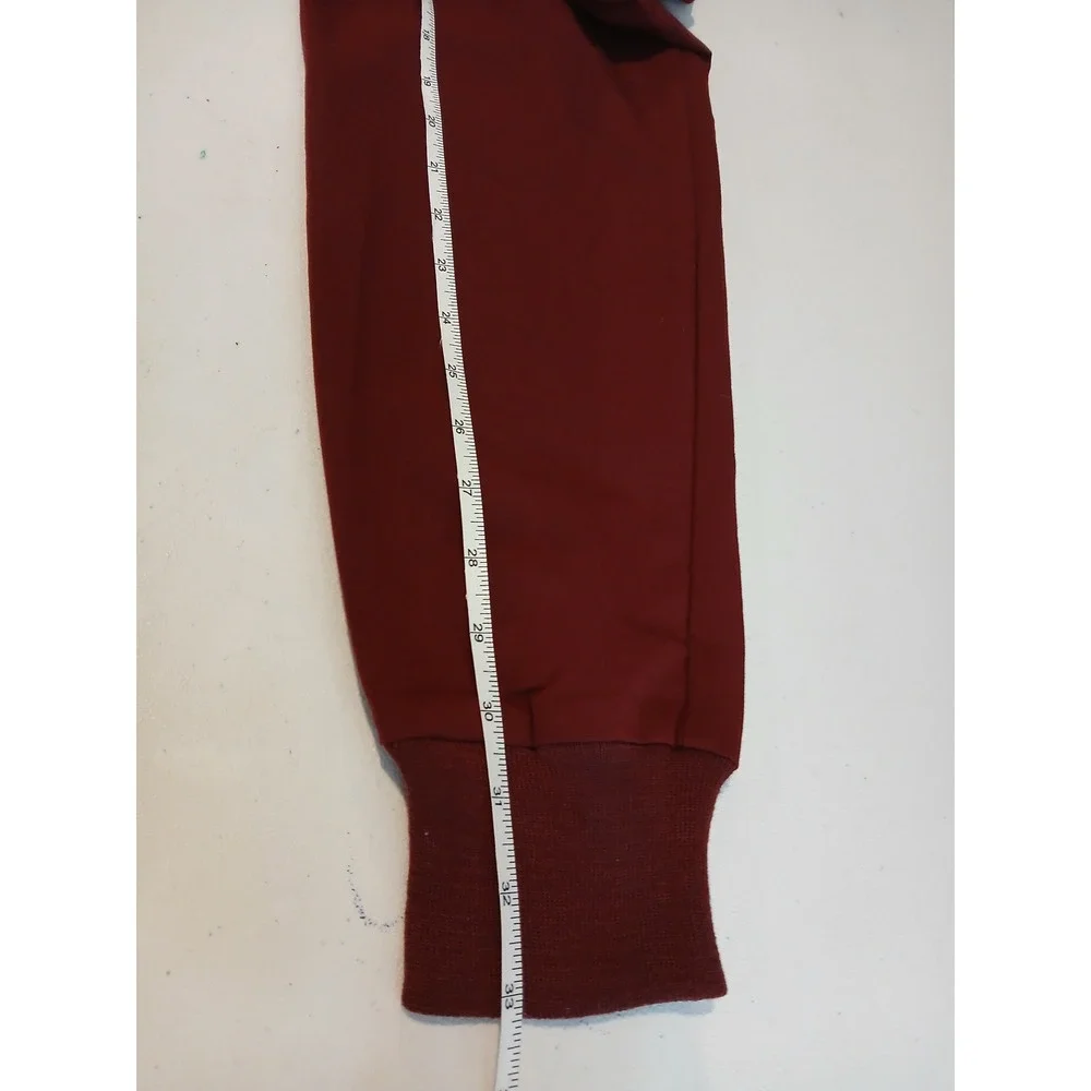 FIGS Men's Scrub Pants Burgundy Red Jogger Style Athletic Fit Size Small Tall